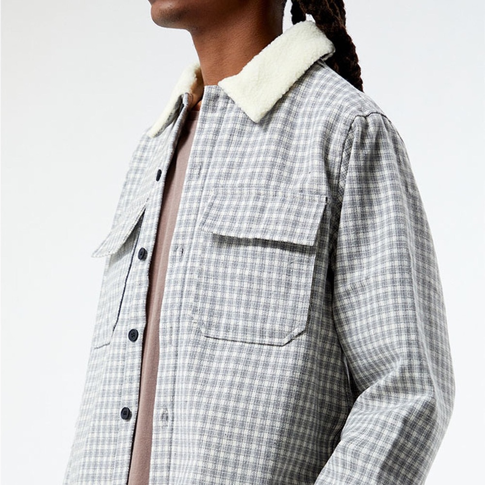 Plaid Sherpa Shacket